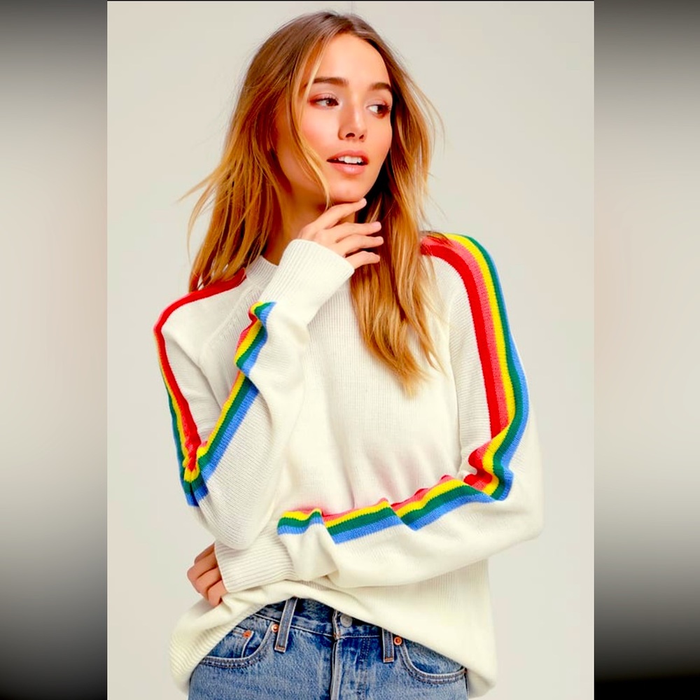 Sunshine & Rainbows Sweater , Medium